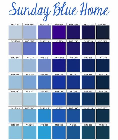 Dipinto di blu - Paperblog Bleu Pantone, Pantone Azul, Blue Black Hair Color, Blue Pantone, Pantone Color Chart, Blue Black Hair, Pantone Colour Palettes, Hair Color Chart, Weddings By Color