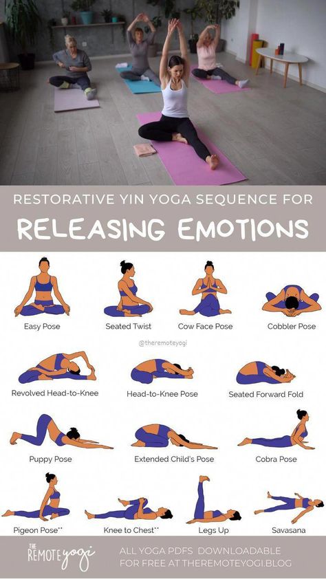 Yin Sequence, Releasing Emotions, Restorative Yin Yoga, Nervus Vagus, Yoga Poses For 2, Yin Yoga Class, Yin Yoga Sequence, Yin Yoga Poses, Restorative Yoga Poses