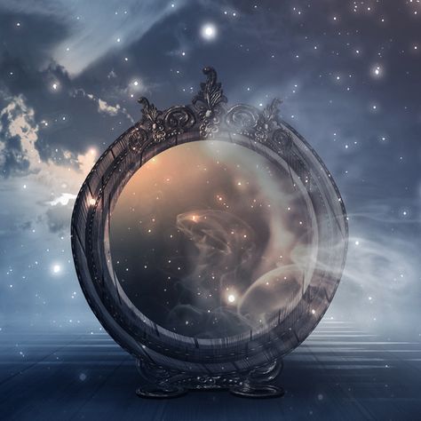 Mirror Dark, Moon Dark, Forest Magic, Magic Mirror, Night View, Psychic Reading, Psychic Readings, Mirror Designs, Dark Forest