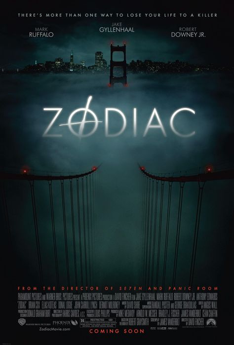 Zodiac Mystery Movies To Watch, Robert Graysmith, Zodiac 2007, Elias Koteas, Mystery Movies, John Terry, Zodiac Killer, Zombie Land, Brian Cox