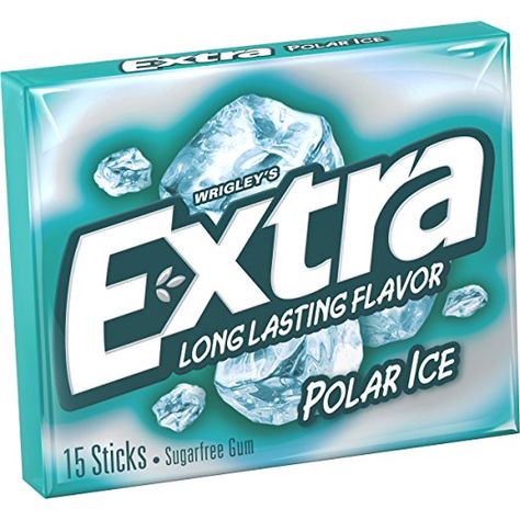 Extra Polar Ice Gum, Extra Peppermint Gum, Polar Ice Gum, Extra Gum, Gum Flavors, Mint Gum, Sugar Free Gum, Peppermint Sugar, Tim Tam