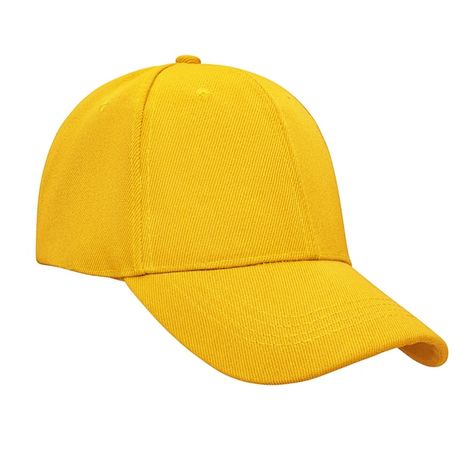 Yellow Baseball Cap, Photo Yellow, Premium Photo, Baseball Cap, White Background, Stock Photos, Baseball, Yellow, White