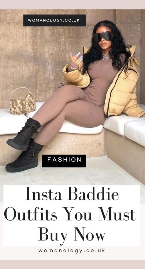 Insta Baddie Fashion woman sitting On a chair Crop Top With Sweatpants, How To Be A Insta Baddie, How To Dress Like A Baddie, Tips To Be A Baddie, How To Not Care What People Think Baddie, How To Be A Baddie Grr, Insta Baddie Outfits, Instagram Baddie Outfit, Tight Crop Top