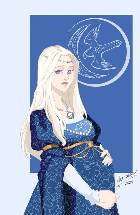 Aemma Arryn, Game Of Thrones Dress, Anime Pregnant, Dragon House, A Dance With Dragons, Got Dragons, Targaryen Art, Asoiaf Art, Anime Black Hair