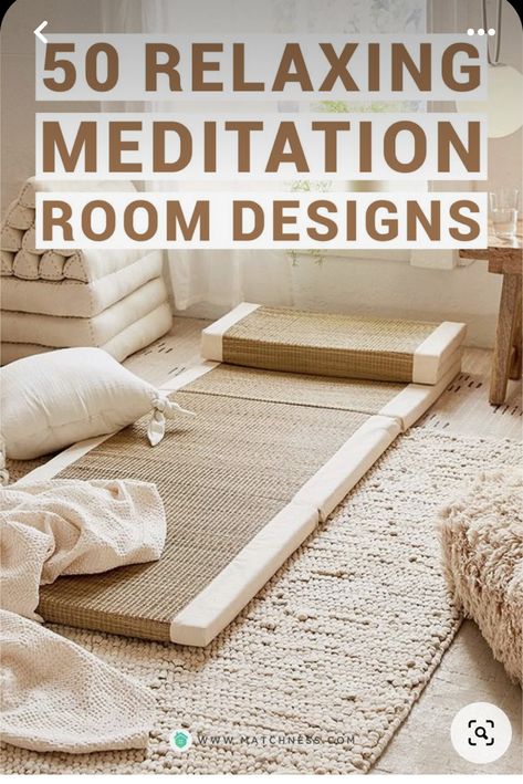 Small Meditation Room, Meditation Room Design, Zen Room Decor, Yoga Meditation Space, Home Yoga Room, Yoga Meditation Room, Reiki Room, Wellness Room, Yoga Room Decor