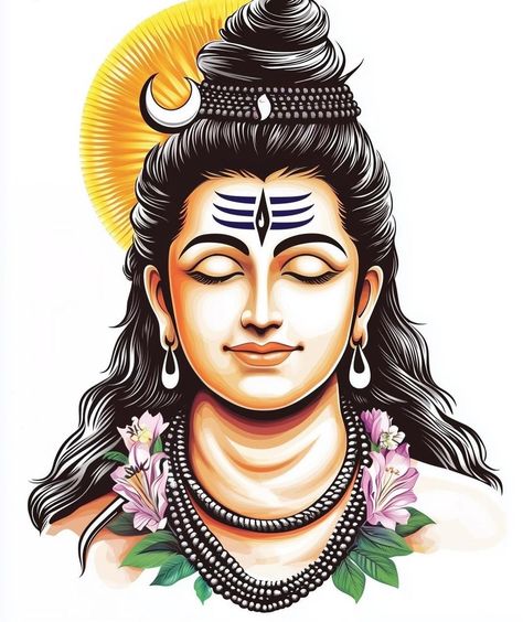 Shivan Drawings Art, Shiva Art Drawing, Lord Shiva Face, Shiva Face, God Temple, Mahadev Tattoo, Animal Line Drawings, Shiva Sketch, Buddha Art Drawing