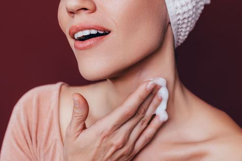 A Shopper’s ‘Turkey Neck’ Is ‘Much Tighter’ Thanks to This $10 Firming Cream Turkey Neck, Fitness Trends, Celebrity Workout, Firming Cream, Recovery Workout, Neck Cream, Gold Bond, Body Care Routine, Beauty Body