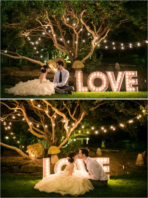 Marquee signs Diy Marquee Letters, Love Sign, Wedding Deco, Wedding Lights, Wedding Pics, Wedding Planners, Backyard Wedding, Wedding Bells, Country Wedding