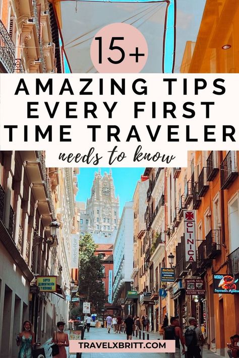 Pin that reads First time traveler: 15+ amazing travel tips you cant miss Travel Savings Plan, Money For Travel, International Trip, Best Trip, Tips To Save Money, Travel Savings, International Travel Tips, Tips Saving Money, Time Traveler