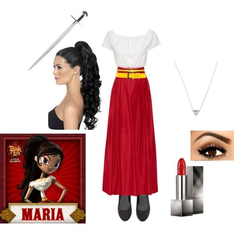 Maria Posada from the book of life Maria Book Of Life, Maria Book Of Life Costume, The Book Of Life Manolo And Maria, Maria Costume Book Of Life, La Muerte Book Of Life Makeup, Book Of Life Costume, La Muerte Costume Book Of Life, Book Of Life Movie, Tiger Costume