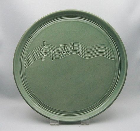 Music Pottery Ideas, Music Ceramic Art, Music Clay Art, Clay Impressions, Clay Plates, Pottery Platter, Cerámica Ideas, Ceramic Inspiration, Clay Mugs