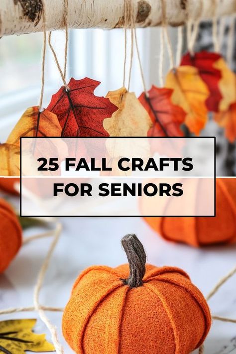 Discover a wide variety of easy crafts for seniors perfect for all skill levels. Whether you're looking for simple projects using dollar store supplies or fun activities for senior citizens in nursing homes, we've got you covered. Explore engaging crafts tailored specifically for senior adults, including those with Alzheimer's, to spark creativity and promote mental well-being. Get inspired with our collection of senior craft ideas and DIY projects that are both enjoyable and beneficial in assis Autumn Activities For Elderly, Autumn Activities For Seniors, Fun Activities For Memory Care, Fall Activities For Assisted Living, Activities To Do With Senior Citizens Assisted Living, Simple Fall Crafts For Seniors Easy, Fall Crafts For Senior Adults, Fall Assisted Living Activities, Seniors Crafts Ideas