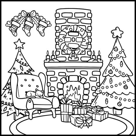 Christmas Colouring Pages, Coloring Pages Christmas, Coloring Christmas, Tree Coloring, Christmas Colouring, Free Christmas Coloring Pages, Holly Hobby, Christmas Coloring Sheets, Christmas Tree Coloring Page