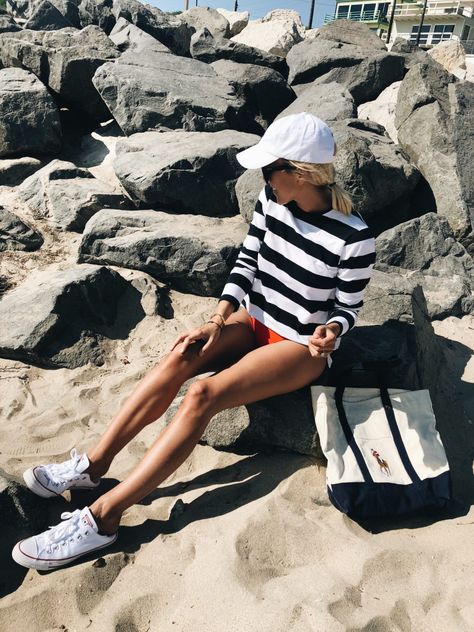 Damsel in Dior | Prep In My Step Boat Day Outfit, Sailing Style, Boat Outfit, Sailing Fashion, Stripy Tops, Jacey Duprie, Damsel In Dior, Race Outfit, Boat Fashion