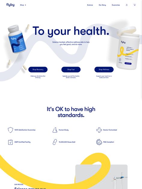 Supplement Landing Page Design, Health Landing Page Design, Wellness Landing Page, Vitamin Website Design, Landing Page Product Design, Minimal Landing Page Design, Wellness Website Design Inspiration, Product Introduction Design, Supplement Website Design