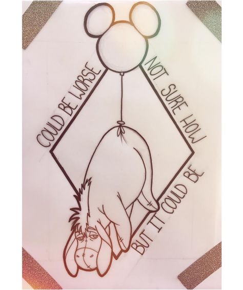 Eeyore Svg Free Files, Eyeore Tattoos Eeyore Quotes, Winnie And Eeyore Tattoo, Roo Tattoo Ideas, Piglet And Eeyore Tattoo, Eeyore Tattoo Simple Outline, Eeyore Drawing Easy, Eeyore Tattoo Ideas, Eeyore Tattoo Simple