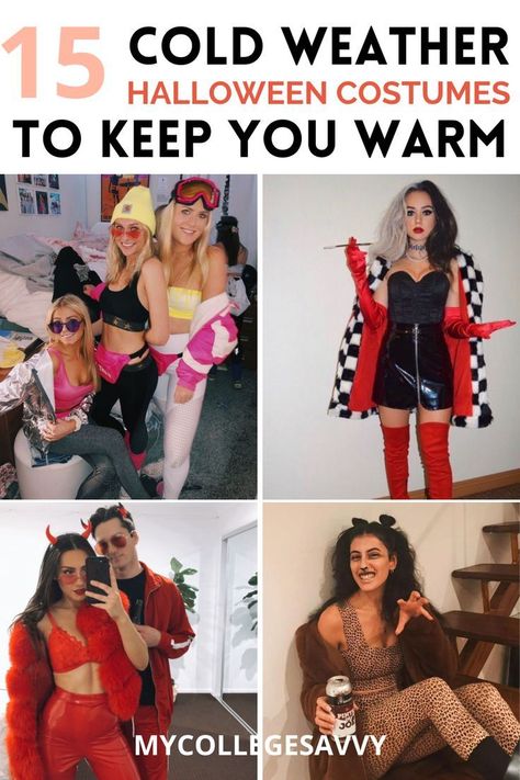 I’m obsessed with these cold weather halloween costumes! Halloween is always cold where I live and these will definitely keep me warm. #warmhalloweencostumes Warm Halloween Costumes, Costumes For Teenage Girl, Teenage Halloween Costumes, Warm Halloween, Carnaval Outfit, Unique Couple Halloween Costumes, Cute Couple Halloween Costumes, Diy Halloween Costumes Easy, Last Minute Halloween Costumes