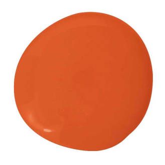 "For an unexpected dash of personality and warmth, add a shock of color to the back of your cabinets," says Douglass Graneto Orange Paint Colors For Kitchen, Orange Cabinets Kitchen, Orange Kitchen Island, Charlotte's Locks, Colors For Kitchens, Orange Kitchens, Bright Room Colors, Orange Cabinets, Designer Paint Colors