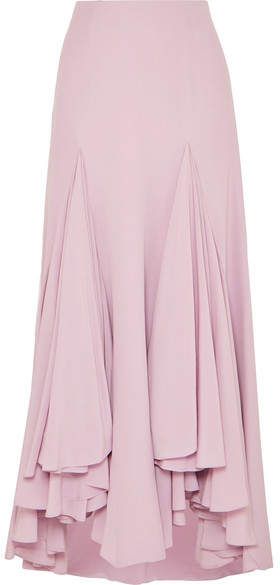 Crepe Skirts, Modest Clothing, Silk Crepe, Louboutin Pumps, Modest Outfits, Skirt Outfits, Giorgio Armani, Skirt Fashion, Modest Fashion