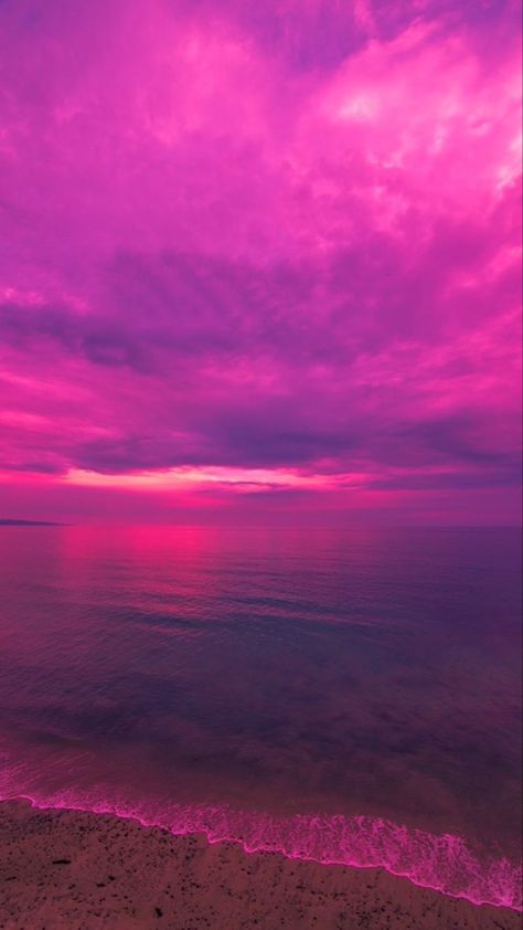 Hot Pink Sunset, Coloring Pages Aesthetic, Pages Aesthetic, Pretty Scenery, Simple Wallpaper, Ipad Wallpapers, Pretty Phone Wallpaper, Pokemon Coloring Pages, Cool Backgrounds Wallpapers