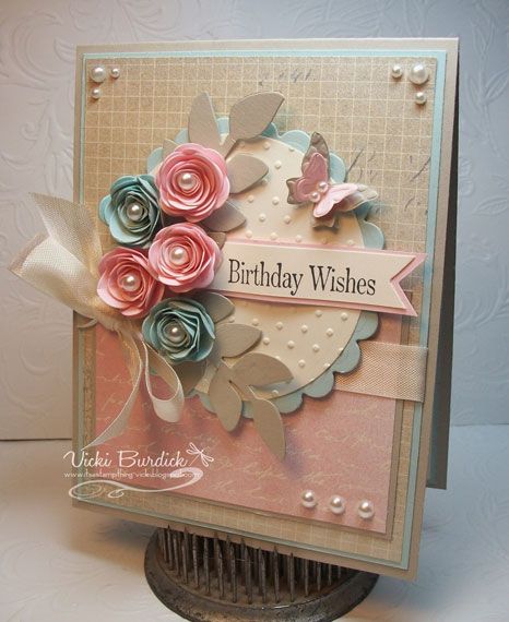 CC429...Birthday Wishes by justcrazy - Cards and Paper Crafts at Splitcoaststampers Card With Flowers, Cardmaking Ideas, Envelope Art, Adult Crafts, Butterfly Cards, Handmade Birthday Cards, Pretty Cards, Card Tags, Floral Cards