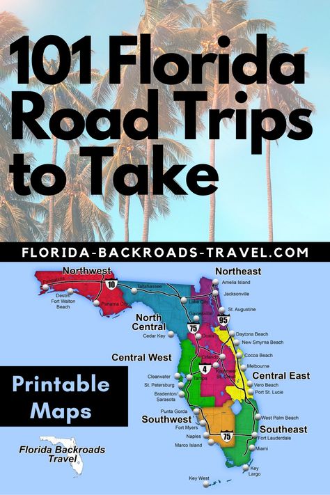 Florida Road Trip, Florida Vacation Spots, Florida Travel Destinations, Florida Attractions, Marco Island Florida, Florida Travel Guide, Road Trip Map, Florida Adventures, Orlando Beach