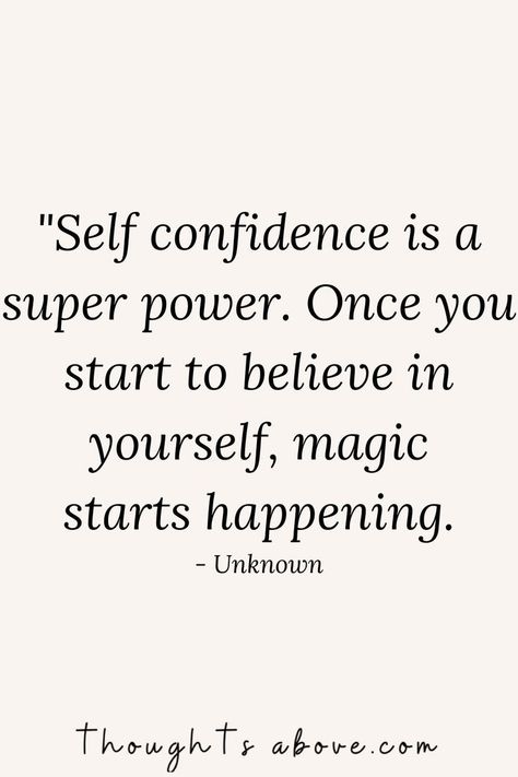 We hear it all the time: confidence is everything. To be confident means to believe in yourself, trust yourself, and accept who you truly are. It means that you understand your own worth and know that you Quote About Beauty Confidence, Her Confidence Quotes, Quote On Confidence, Things Are Getting Better Quotes, Congratulate Yourself Quotes, Confidence In Yourself Quotes, Quotes For Confidence Self Esteem, Boost Self Esteem Quotes, Quotes To Post Yourself To On Instagram