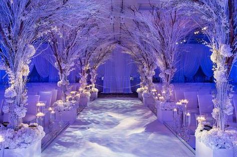 winter wedding ideas (37) | The FashionBrides Winter Wonderland Wedding Theme Wedding Ceremony Decor, Winter Wonderland Wedding Reception, Christmas Floats, Wonderland Wedding Decorations, Hp Wedding, Winter Wonderland-party, Winter Wonderland Wedding Theme, Wonderland Wedding Theme, Debut Party