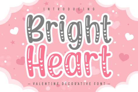 Festive Typography, Valentine Font, Heart Font, Font Digital, Online Fonts, Christmas Monogram, Advertising Material, Fabric Prints, Cute Fonts