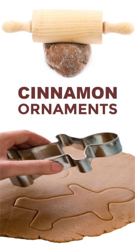 Cinnamon Ornaments Easy, Diy Cinnamon Ornaments, Cinnamon Ornament Recipe, Make Christmas Tree, Salt Dough Christmas Ornaments, Diy Cinnamon, Cinnamon Ornaments, Easy Ornaments, No Cook