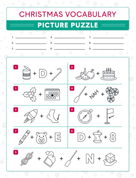 Christmas Brain Teasers For Kids, Christmas Rebus Puzzles Free Printable, Christmas Rebus Puzzles With Answers, Christmas Picture Puzzle Game, Christmas Rebus Puzzles, Christmas Picture Puzzle, Christmas Brain Teasers, Christmas Activity Sheets For Kids, Christmas Puzzles For Kids