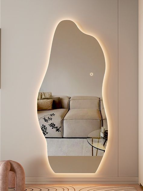 Luxury Mirror, Cute Bedroom Decor, Cozy Room Decor, Room Makeover Bedroom, Room Ideas Bedroom, Bedroom Makeover, Room Makeover, Room Inspo, Bedroom Interior