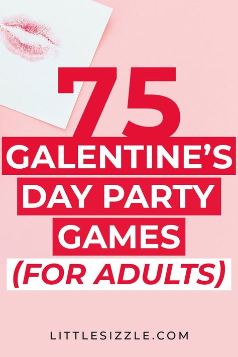 Are you throwing a Galentines Party for your and your besties? Mix up the Mimosa’s, bring some snacks, put on the music and of course... have some games and activities! At LittleSizzle you will find the best Galentines Party games to help you and the girls have an epic Galentines Day! Having these games and activities on hand will encourage talking and laughter. Download, print & play today! Valentines Party Ideas For Adults, Valentines Party Ideas For Kids, Galentines Party Ideas, Hawiian Party, Valentines Party Ideas, Valentine's Day Party Games, Valentine Party Game, Girls Party Games, Party Games For Adults