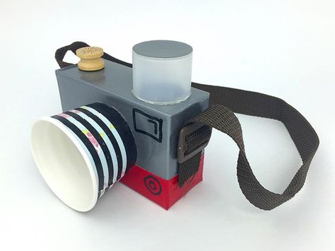 10 Great Crafts You Can Make with Paper Cups Camera Diy, Carton Diy, Recycled Crafts Kids, Cardboard Toys, Diy Camera, Box Camera, Diy Kids Toys, Toy Camera, Diy Cups