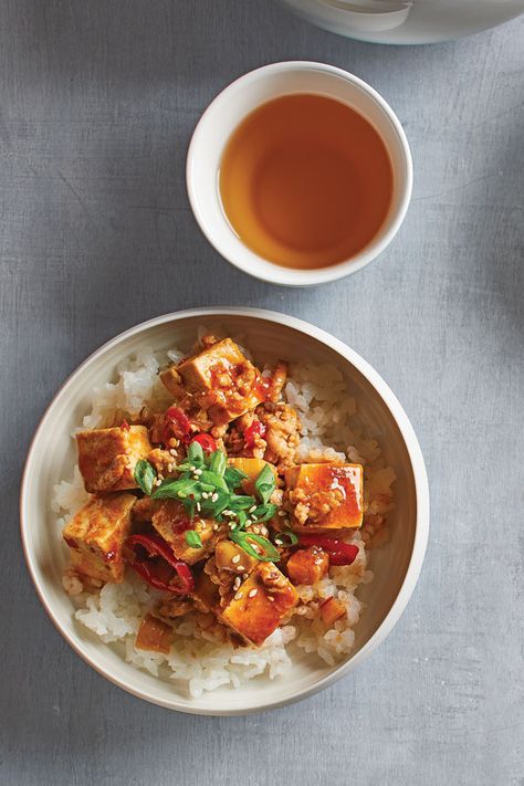 Mabo Tofu, Miso Pork, Cooks Country, Asian Side Dishes, Pork Sauce, Chinese Recipe, Mapo Tofu, Weeknight Dinner Recipe, Toasted Sesame Seeds