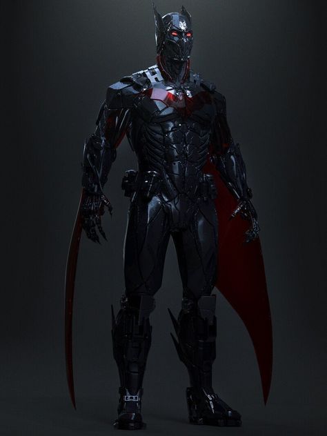 ArtStation - Batman, Andres Rios Andres Rios, Batman Beyond Suit, Suit Concept Art, Bat Suit, Batman Concept Art, Batman Redesign, Batman Dc Comics, Batman Suit, Batman Concept