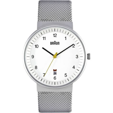 Braun Watch - BN0032 - White Braun Watch, Braun Watches, All Black Watches, Large Digital Wall Clock, Mens Watches Leather, Watches Luxury, Women Watches, Mens Black Leather, Classic Watches