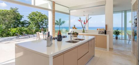 Ocean View Home, Modern Villas, Beach House Kitchens, Sea House, Guest Bedroom Decor, 7th Heaven, Hawaii Homes, Modern Beach House, Vkook Fanart