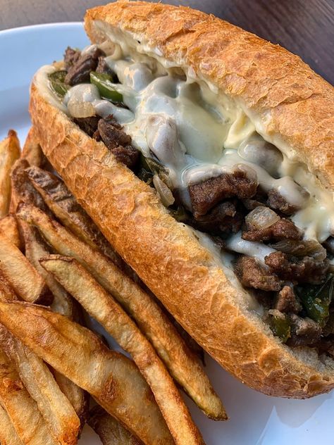 Filly Cheese Steak Sandwiches, Philly Cheese Steak Aesthetic, Rich Things, Lobster Cream Sauce, Crab Stuffed Salmon, Cheesesteak Sandwiches, Philly Cheese Steak Sandwich, Cheesesteak Sandwich, Food Sandwiches