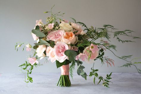 Garden Rose Bridal Bouquet, Juliette Rose, Juliet Garden Rose, Natural Bridal Bouquet, Orchid Bridal Bouquets, Pink Ranunculus, Jasmine Bridal, Hydrangea Centerpiece, Wedding Party Flowers