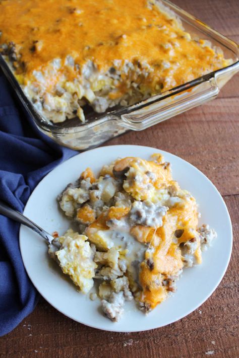 Leftover Sausage Gravy What To Do With, Lasagna Breakfast Casserole, Make Ahead Sausage Gravy, Leftover Sausage Gravy Recipes, Crockpot Biscuits And Gravy Casserole, Leftover Sausage Gravy, Breakfast Casserole With Sausage Gravy, Breakfast Casserole With Gravy, Sausage Biscuits And Gravy Casserole