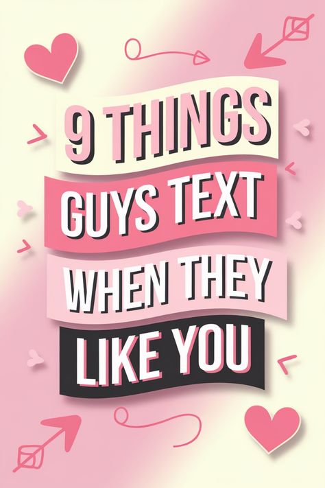 Discover the intriguing world of relationships with our guide on "9 Things Guys Text When They Like You." Unravel the mystery behind those messages and gain insights into male communication. Decode the hidden signals and find out if he's really into you. Explore the subtle nuances in texts that could indicate genuine interest. Learn to distinguish between friendly banter and romantic affection through these key identifiers. Enhance your understanding of modern dating dynamics and be better equip How To Find Out If A Guy Likes You, Dating Dynamics, Flirty Emojis, Mixed Signals, Morning Texts, Text Types, Deep Questions, Good Morning Texts, Text For Him