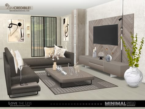 Sims 4 Cc Interior, Small Living Room Decoration, Furniture Mods, Sims 4 Interior Design, Sims 4 House Inspiration, Sims Cc Furniture, Sims 4 Curly Hair, Sims 4 Living Room, Mod Living Room