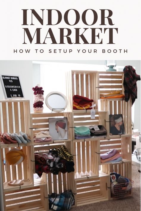 Market Display Ideas - How To Make Your Craft Fair Booth Beautiful! - Craft Vendor Booth, Pop Up Market Display Ideas, Market Display Ideas, Craft Fair Booth, Craft Stall Display, Craft Booth Design, Market Stall Display, Vendor Booth Display, Flea Market Booth