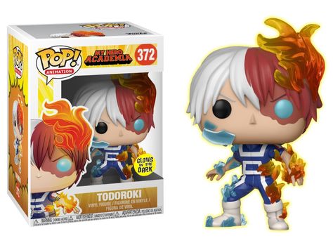 My Hero Academia Funko Pop! Todoroki (GITD) My Hero Academia Todoroki, Hero Academia Todoroki, Funko Pop Dolls, Funko Pop Toys, Pop Dolls, Finn The Human, Funko Pop Figures, Pop Toys, Wallpaper Tumblr