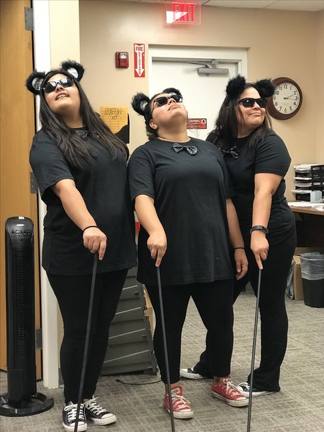 3 Blind Mice Office Group Halloween Costumes, Three Blind Mice Costume, 3 Blind Mice, Office Halloween Costumes, Costumes For Work, Mom Halloween Costumes, Nurse Halloween Costume, Trio Costumes, Halloween Costumes For Work