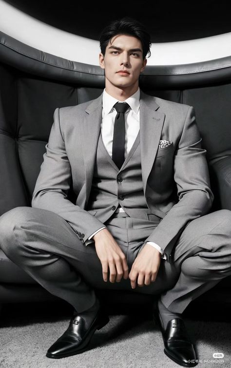 Men In Suits Poses, Suit Sitting Pose, Standing Poses Men, Hot Male Outfits Aesthetic, Hot Men In Suit, Guy In Suit, Guys In Suits, Photography Male, Formal Attire For Men