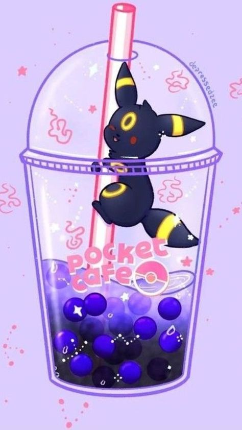 Umbreon Wallpaper, Espeon X Umbreon, Cute Pokemon Art, Umbreon And Espeon, Cute Boba, Pokemon Umbreon, Eevee Evolution, Pokemon Eeveelutions, Gotta Catch Them All