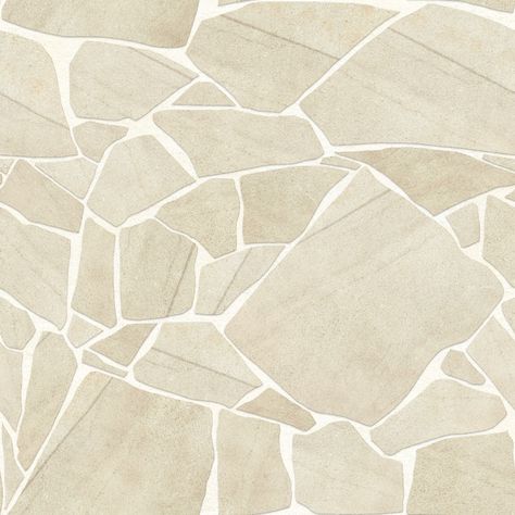 Buff Sandstone, Crazy Paving — Architextures Porch Tile Ideas, Sandstone Blocks, Flagstone Paving, Sandstone Tile, Paving Texture, Mood Tone, Flooring Texture, Paving Pattern, Crazy Paving