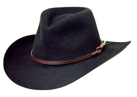 Stetson Men's Bozeman Wool Felt Crushable Cowboy Hat - Twboze-813007 Black at Amazon Men’s Clothing store: Best Cowboy Hats, Stetson Cowboy Hats, Brown Leather Hat, Mens Cowboy Hats, Black Cowboy Hat, Stetson Hat, Felt Cowboy Hats, Chapeau Cowboy, Chestnut Leather